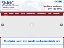 Tablet Screenshot of cancersmoc.com